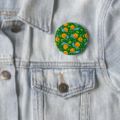 Badge Rond 5 Cm Escargots d'été (En situation)