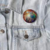 Badge Rond 5 Cm Espace - Chaos à Orion (En situation)