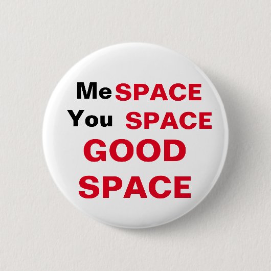 Badge Rond 5 Cm Espace, Espace, BON ESPACE (Devant)