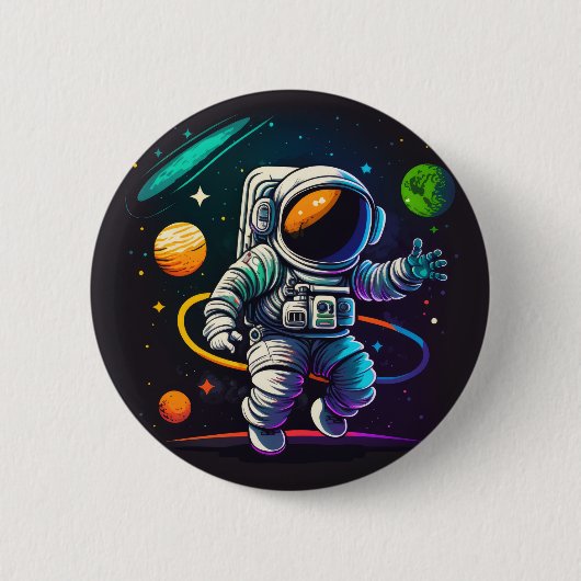 Badge Rond 5 Cm Espace extérieur (Devant)
