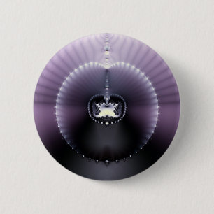 Badge Rond 5 Cm Espace Violet