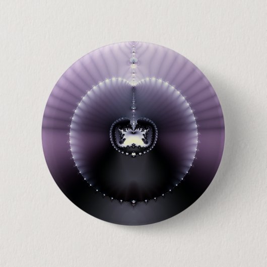 Badge Rond 5 Cm Espace Violet (Devant)