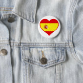Badge Rond 5 Cm Espagne amour (En situation)