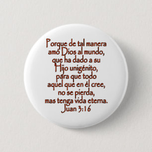 Badge Rond 5 Cm Espagnol de 3h16 de John