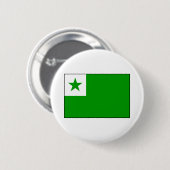 Badge Rond 5 Cm Espéranto - drapeau d'Esperantist (Devant & derrière)