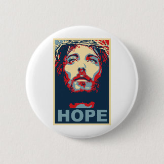 Badge Rond 5 Cm Espoir de Jésus-Christ