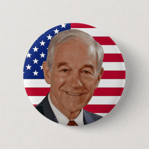 Badge Rond 5 Cm Espoir de Ron Paul pour l'Amérique