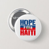 Badge Rond 5 Cm Espoir le Haïti (Devant & derrière)