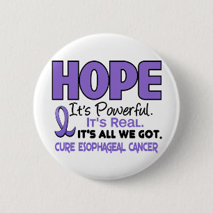 Badge Rond 5 Cm ESPOIR oesophagien 1 de Cancer
