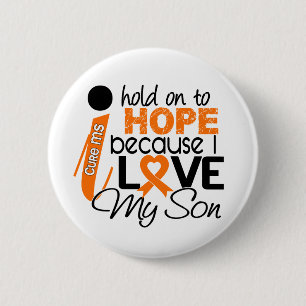 Badge Rond 5 Cm Espoir pour ma milliseconde de sclérose en plaque