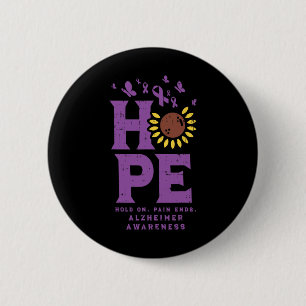 Badge Rond 5 Cm Espoir Tenir La Douleur Finit Tournesol Heimerheim