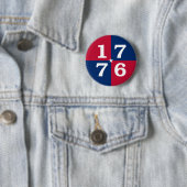 Badge Rond 5 Cm Esprit De 1776 (En situation)