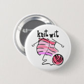 Badge Rond 5 Cm Esprit de Knit (Devant & derrière)