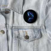Badge Rond 5 Cm Esprit de renard céleste (En situation)