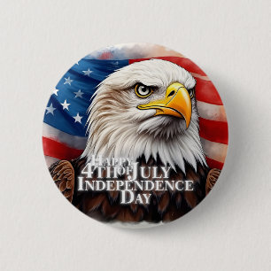 Badge Rond 5 Cm Esprit d'indépendance