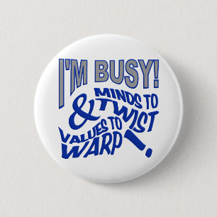 Badge Rond 5 Cm Esprits pour tordre le bouton