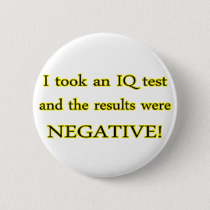 Badge Rond 5 Cm Essai de Q.I.
