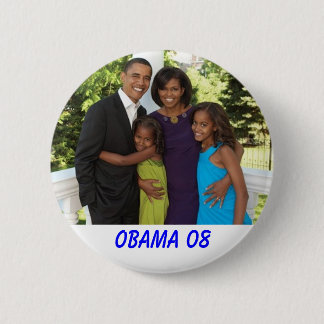 Badge Rond 5 Cm essence-magazine-the-obama-family-2, OBAMA 08