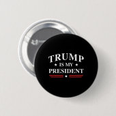 Badge Rond 5 Cm Est-ce mon président ? (Devant & derrière)