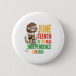 Badge Rond 5 Cm Est-ce que la véritable fête de l'indépendance est
