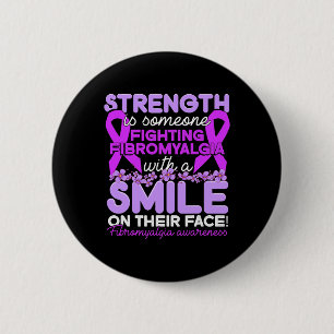 Badge Rond 5 Cm Est-Ce Que Quelqu'Un Combat La Fibromyalgie Pour L
