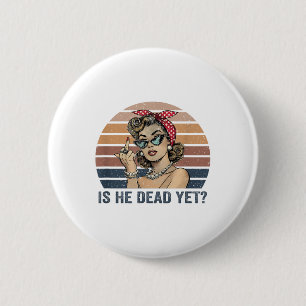 Badge Rond 5 Cm Est-Il Vintage Mort Pourtant _1