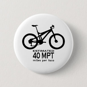 Badge Rond 5 Cm Estimé À 40 Miles Par Taco