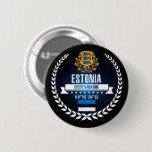 Badge Rond 5 Cm Estonie (Devant & derrière)
