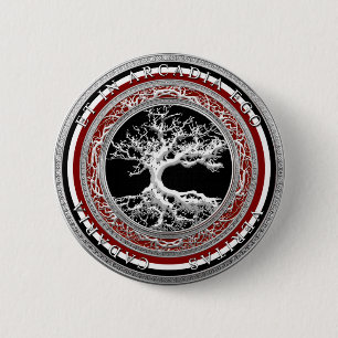 BADGE ROND 5 CM ET DANS L'AMOUR-PROPRE D'ARCADIE