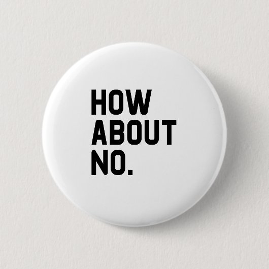 Badge Rond 5 Cm et non (Devant)