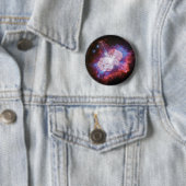 Badge Rond 5 Cm Eta Carinae Binary Star System Fireworks (En situation)
