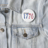Badge Rond 5 Cm Établi 1776 (En situation)