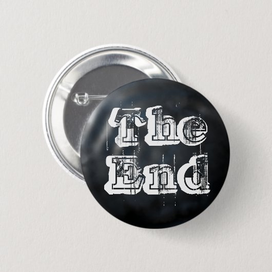 Badge Rond 5 Cm Étang Sombre, Fin (Devant & derrière)