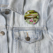 Badge Rond 5 Cm Étangs de protections de nénuphar (En situation)