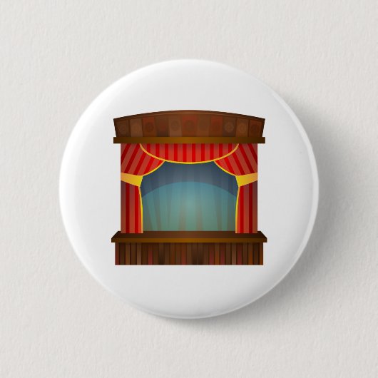 Badge Rond 5 Cm Étape de théâtre (Devant)