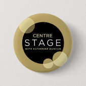 Badge Rond 5 Cm Étape du centre (Devant)