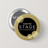 Badge Rond 5 Cm Étape du centre (Devant & derrière)