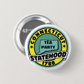 BADGE ROND 5 CM ÉTAT DE THÉ (Devant & derrière)