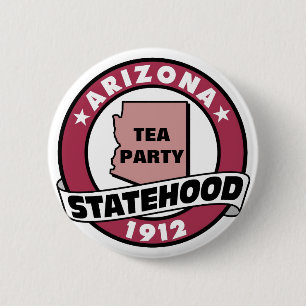 BADGE ROND 5 CM ÉTAT DE THÉ DE L'ARIZONA