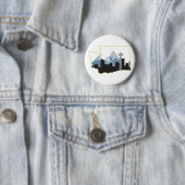 Badge Rond 5 Cm État de Washington (En situation)