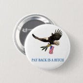 Badge Rond 5 Cm États-Unis (Devant & derrière)