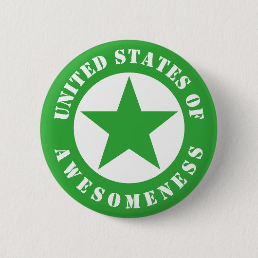 Badge Rond 5 Cm États-Unis d'Amérique (Devant)