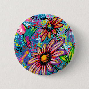 Badge Rond 5 Cm "Été "
