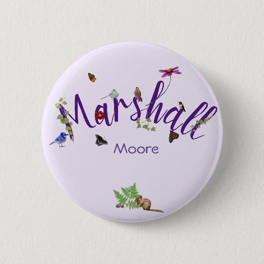 Badge Rond 5 Cm été avec personnalité : (Devant)