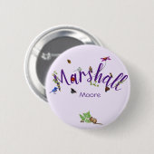 Badge Rond 5 Cm été avec personnalité : (Devant & derrière)