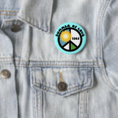 Badge Rond 5 Cm Été de l'amour 69 (En situation)