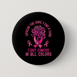 Badge Rond 5 Cm Etendre Espoir Trouver Un Traitement Lutte Contre