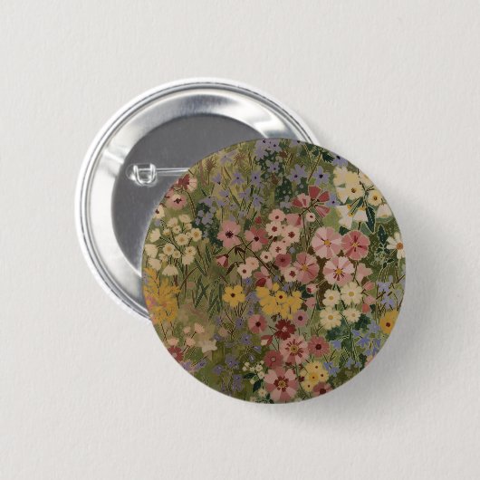 Badge Rond 5 Cm Eternal Spring Bloom (Devant & derrière)
