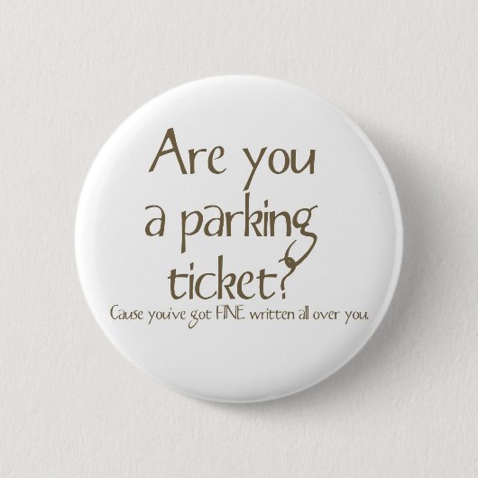 Badge Rond 5 Cm Êtes vous qu'un P.-V. invariable prennent la ligne (Devant)