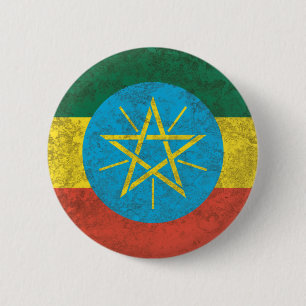 Badge Rond 5 Cm Éthiopie
